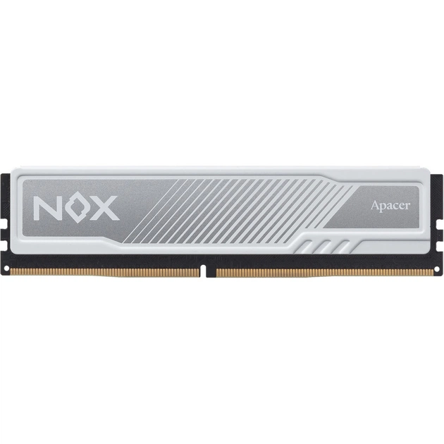 Модуль пам'яті для комп'ютера DDR4 8GB 2666 MHz NOX White Apacer (AH4U08G26C08YMWAA-1) - зображення 1