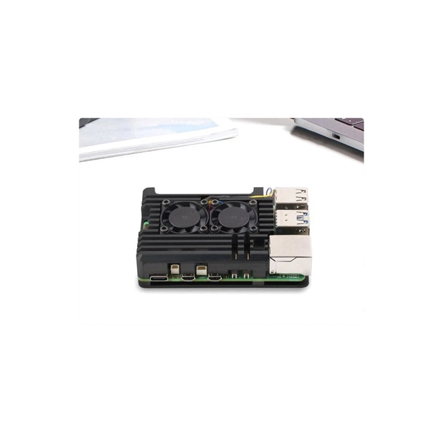Корпус для Мікро ПК KUONGSHUN for Raspberry Pi 5 Alu 2 fans (RA787) - picture 7