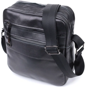 Сумка Shvigel З натуральної шкіри Чорна (22846) зображення 1