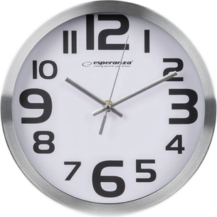 Настінний годинник Esperanza Wall Clock Zurich 25 см White (EHC013W) зображення 1