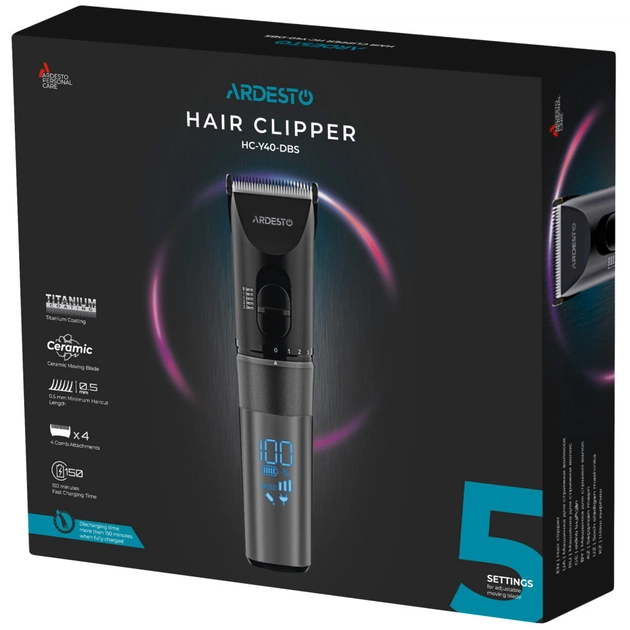 Машинка для стрижки Ardesto HC-Y40-DBS - изображение 12