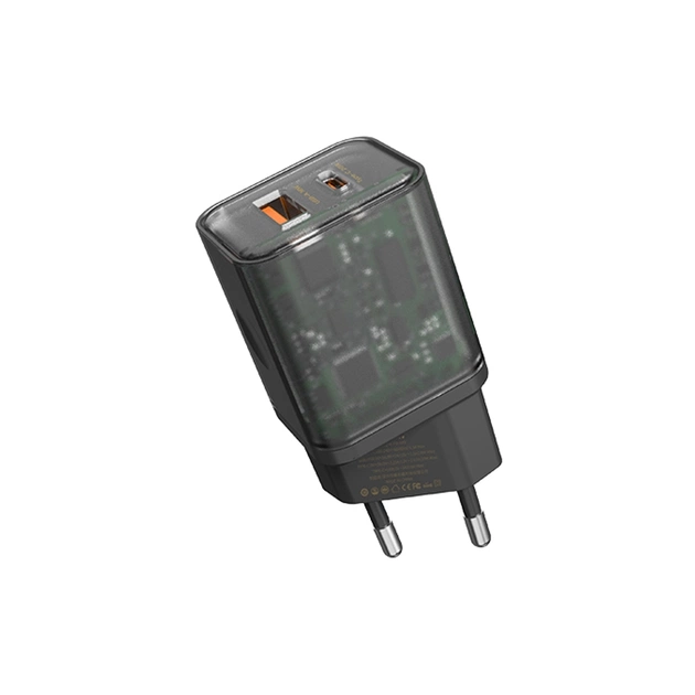 Зарядний пристрій Proda Xinrui A49 Fast Cherge 20W + Quick Charge (PD-A49-BK) - изображение 1