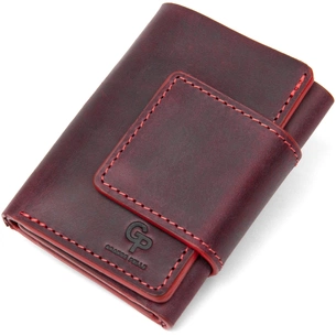 Портмоне Grande Pelle Матове вінтажне Бордове (11454) зображення 1