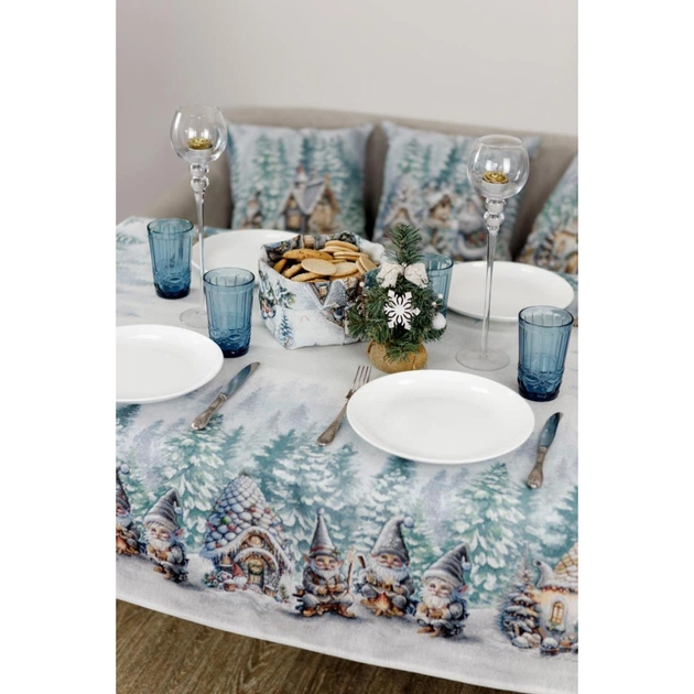 Скатертина Прованс гобеленова Казкові гноми 135х180 см (038447) - picture 9