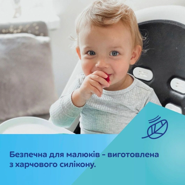 Тарілка дитяча Canpol babies DOTS силіконова на присосці з секціями, рожева (51/403_pin) - picture 11