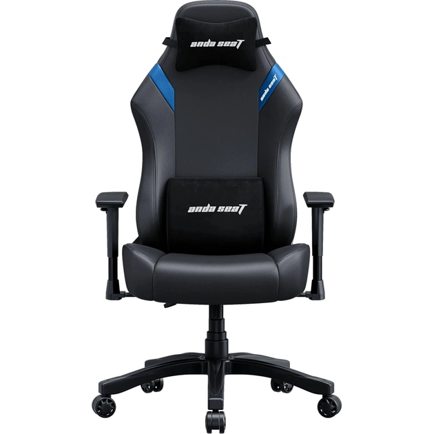 Кресло игровое Anda Seat Luna Size L Black/Blue (AD18-44-BS-PV) - изображение 1