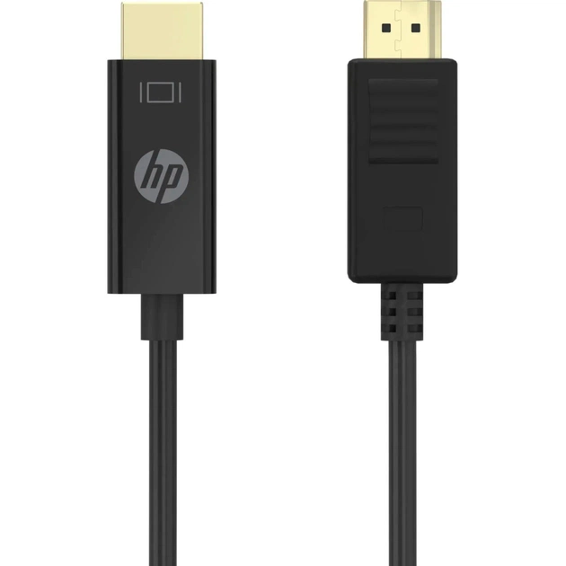 Кабель мультимедійний DisplayPort M to HDMI M 1.0m 4K60Hz active HP (DHC-DP04-01M) - зображення 1