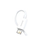 Дата кабель USB 2.0 AM to Lightning 2.0m Superior Fast Charging 2.4A white Baseus (CALYS-C02) - зменшене зображення 2
