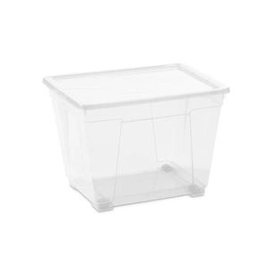 Контейнер для зберігання DEA home Easy прямокутний на колесах Прозорий 20 л (20078) зображення 1