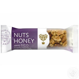 Батончик Tekmar Горіх з медом 35 г (8585004501170) зображення 1