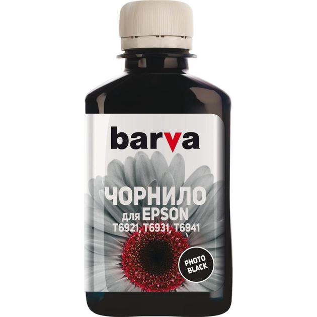 Чорнило Barva Epson E69, 180 мл, Photo-Black (E69-765) - зображення 1