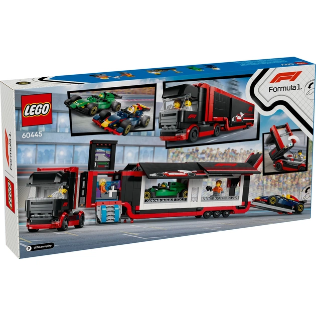 Конструктор LEGO City Вантажівка F1 з автомобілями RB20 та AMR24 (60445) - picture 8