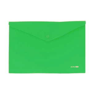 Папка - конверт Economix А4 180 мкм, непрозора, фактура "помаранч", зелена (E31305-54) зображення 1