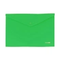 Папка - конверт Economix А4 180 мкм, непрозора, фактура "помаранч", зелена (E31305-54) - зменшене зображення 1