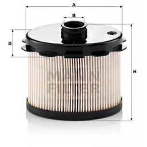 Фільтр паливний Mann PU1021X зображення 1