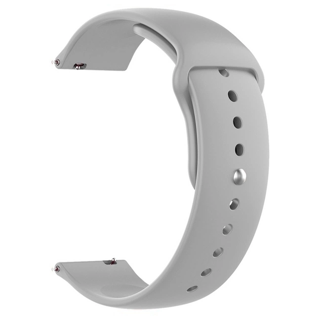 Ремінець до смарт-годинника Armorstandart Silicone Watch Strap 22mm Light Grey (ARM80664) - зображення 1