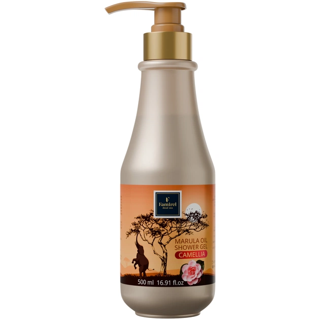 Гель для душа Famirel Marula Oil Камелия 500 мл (7290114085670) - изображение 1