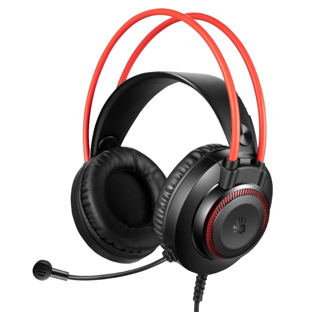 Наушники A4Tech Bloody G200 Black+Red (4711421957236) - изображение 1