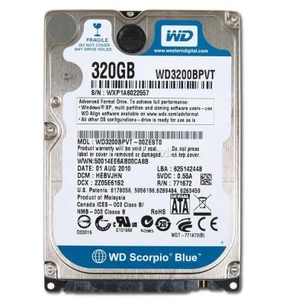 Жорсткий диск для ноутбука WD 2.5" 320GB (#WD3200BPVT#) зображення 1