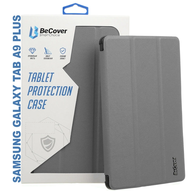 Чохол до планшета BeCover Flexible TPU Mate Samsung Tab A9 Plus SM-X210/SM-X215/SM-X216 11.0" Grey (710344) - зображення 1