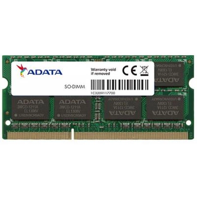 Модуль пам'яті для ноутбука SoDIMM DDR3 4GB 1600 MHz ADATA (AD3S1600C4G11-R) - изображение 1