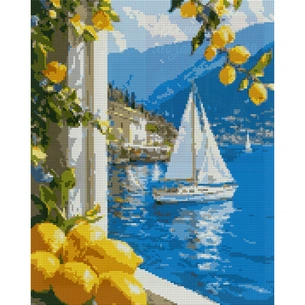 Картина по номерам Santi алмазна мозаїка Літня відпустка 40х50 см на підрамни (956050) picture 1