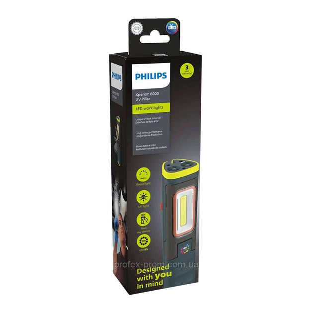 Ліхтар Philips Xperion 6000 LED WSL UV Pillar X60UVPI X1 (73725) - зображення 1