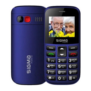 Мобільний телефон Sigma Comfort 50 EASY TYPE-C Blue (4827798585238) зображення 1