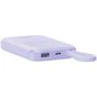 Батарея універсальна Canyon 10000mAh OnPower 101 PD/22.5W built-in cable Purple (CNS-CPB101PU) - зменшене зображення 5