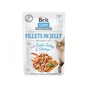 Вологий корм для кішок Brit Care Cat pouch 85 г (індичка з креветками в желе) (8595602540570) - зменшене зображення 1
