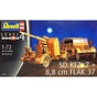 Збірна модель Revell Німецький тягач Sd.Kfz.7 та зеніт. знаряддя 8.8 cm Flak 37 1:72 (3210) - зменшене зображення 1