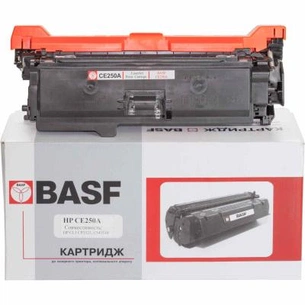 Картридж BASF для HP CLJ CM3530/CP3525 аналог CE250A Black (KT-CE250A) зображення 1