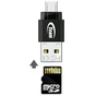 USB флеш накопичувач Team 128GB M141 Black USB 2.0 OTG (TUSDX128GUHS36) - зменшене зображення 5