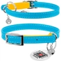 Нашийник для тварин WAUDOG Glamour Colors of freedom з QR паспортом для котів XXS Д 22-30 см (211-4020) - зменшене зображення 1