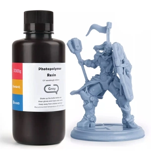 Фотополімерна смола ELEGOO Resin, ABS-like 1кг, grey (50.103.0101) зображення 1