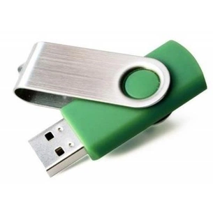 USB флеш накопичувач Goodram 32GB Twister Dark Green USB 2.0 (PD32GH2GRTSG2R9) зображення 1