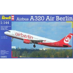 Збірна модель Revell Пасажирський літак Airbus A320 AirBerlin 1:144 (4861) зображення 1