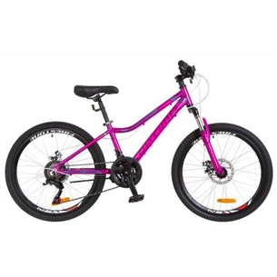 Велосипед Optimabikes 24" BLACKWOOD 2018 AM 14G DD рама-12,5" Al фіолетово-рожевий (OPS-OP-24-034) зображення 1