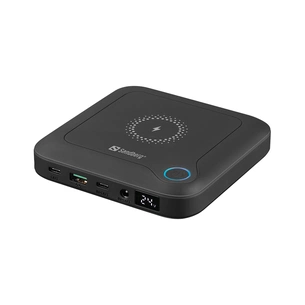 Батарея універсальна Sandberg 24000mAh/88.8Wh for Notebook, PD/60W, DC/84W, USB/22W, Wireless/10W (420-57) зображення 1