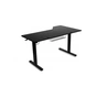 Комп'ютерний стіл Barsky StandUp Corner 1450x850 мм Black (BSTc-01) - зменшене зображення 6