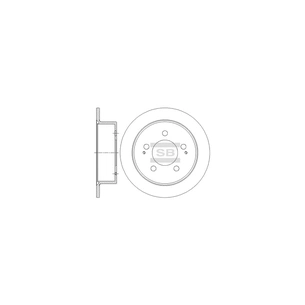 Гальмівний диск HI-Q SD5201 зображення 1