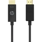 Кабель мультимедійний DisplayPort to HDMI 1.0m 4K 60hz Active (40902160) HP (DHC-DP04-01M) - зменшене зображення 1