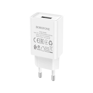 Зарядний пристрій BOROFONE BA68A White (BA68AW) зображення 1