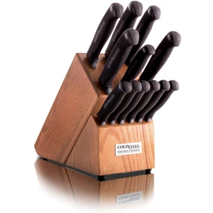 Набір ножів Cold Steel Kitchen Set 2016 з підставкою 13 предметів (59KSSET) зображення 1