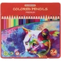 Олівці кольорові Cool For School Premium, тригранні, 24 кольори (CF15180) - зменшене зображення 1