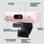 Веб-камера Logitech Brio 500 Rose (960-001421) - зменшене зображення 6
