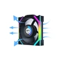 Кулер до корпусу Lian Li Uni Fan SL WIRELESS LCD Reverse, 120-1 (G99.12RSLLCD1W1B.00) - зменшене зображення 7
