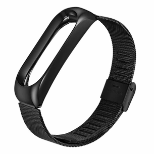 Ремінець до фітнес браслета BeCover Metal для Xiaomi Mi Smart Band 5 Black (705146) зображення 1