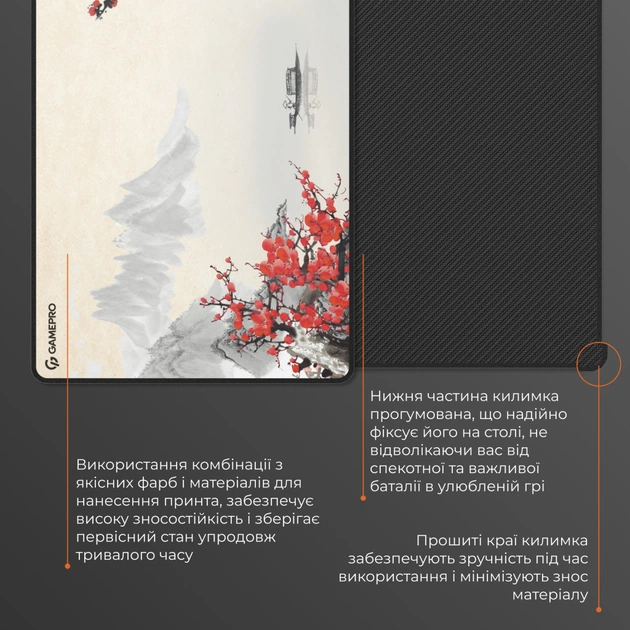 Килимок для мишки GamePro MP275W Black (MP275W) - picture 8