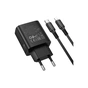 Зарядний пристрій BOROFONE BA98A Ilustre 2xUSB-C + 1xUSB-A PD30W digital display + cable USB-C to Lightning Black (6941991120527) - уменьшенное изображение 6